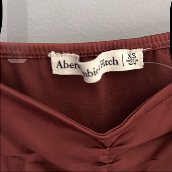🌷 Abercrombie & Fitch Rust Cropped Tank Top Size XS NWT - Picture 5 of 10